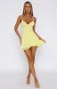 I Picked You Mini Dress Lemon sold by White Fox Boutique