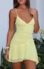I Picked You Mini Dress Lemon sold by White Fox Boutique