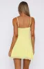 I Picked You Mini Dress Lemon sold by White Fox Boutique