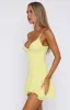 I Picked You Mini Dress Lemon sold by White Fox Boutique