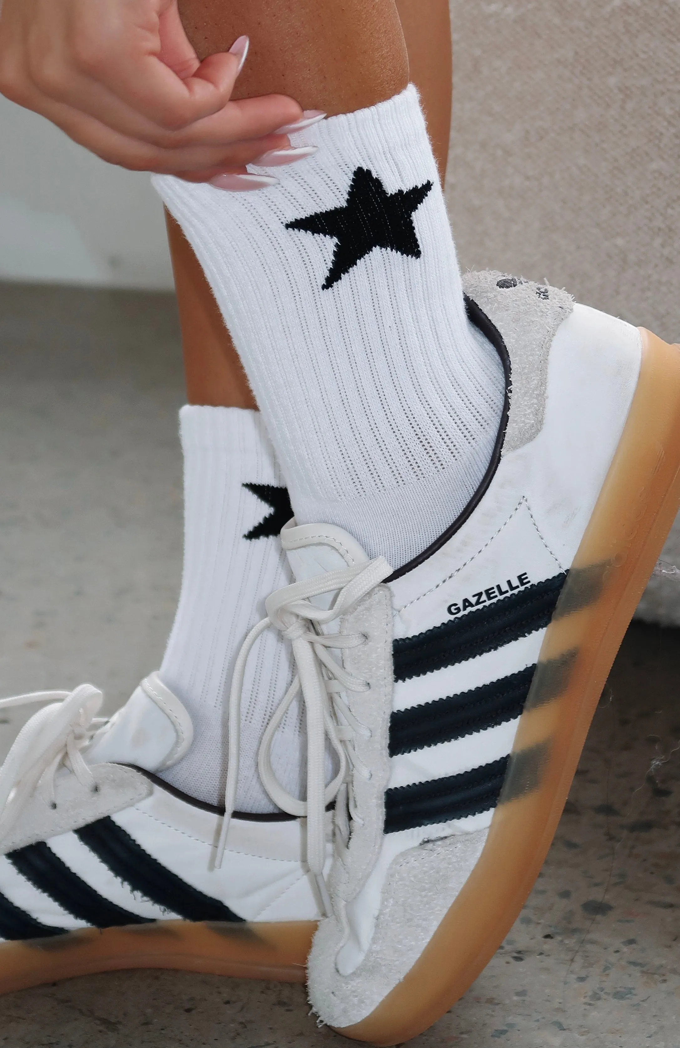 From The Archives Socks White/Black sold by White Fox Boutique
