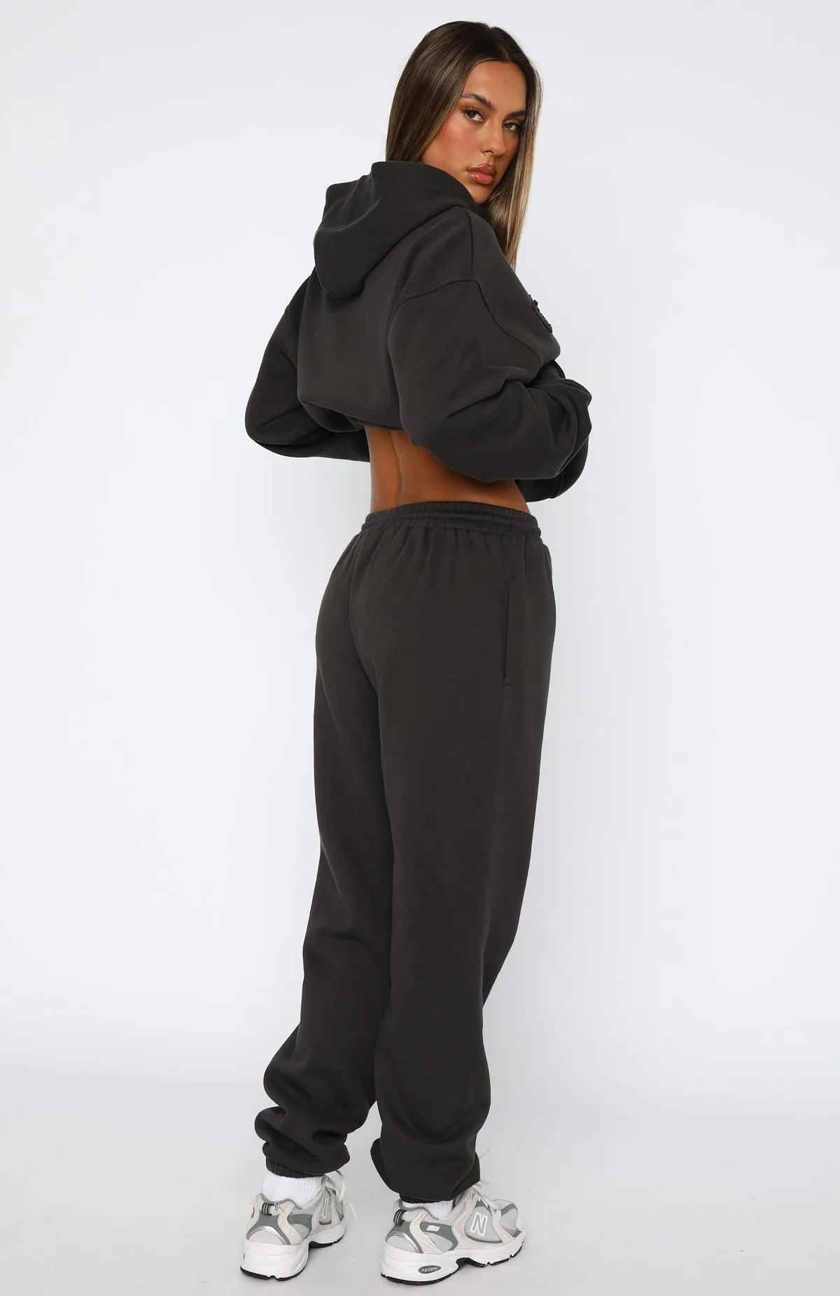 From The Archives Lexi Sweatpants Charcoal sold by White Fox Boutique product image thumbnail 4