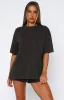 From The Archives Lexi Oversized Tee Charcoal sold by White Fox Boutique