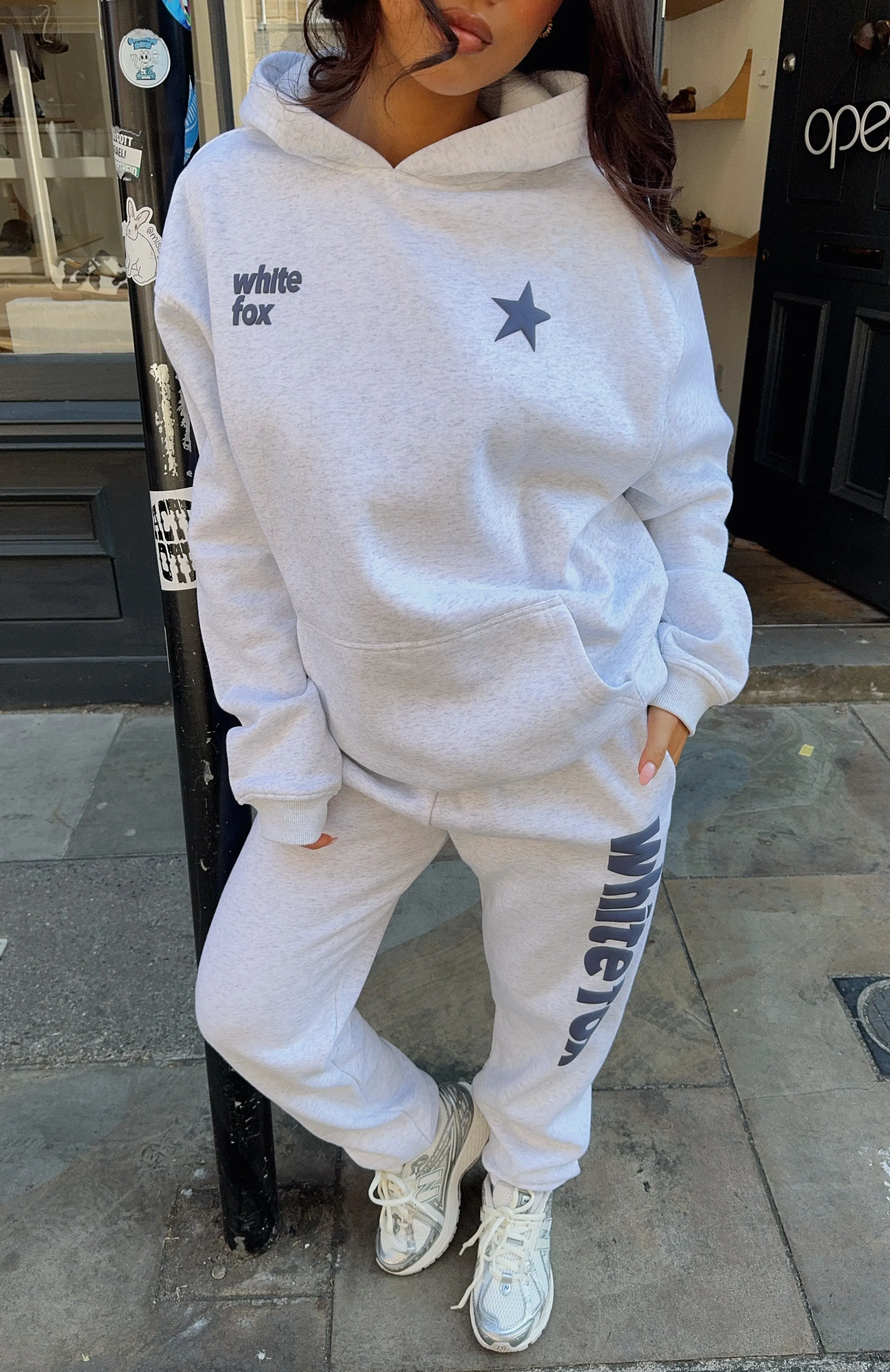 From The Archives Freya Sweatpants Grey Marle sold by White Fox Boutique product image thumbnail 2