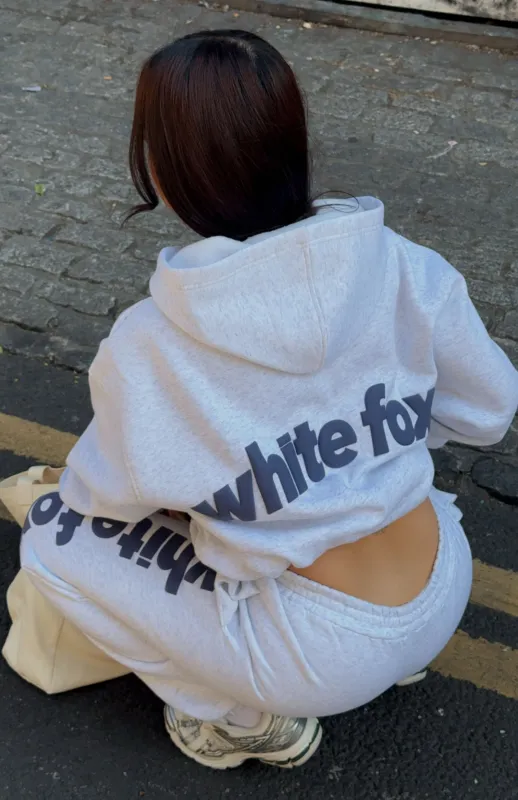 From The Archives Freya Oversized Hoodie Grey Marle sold by White Fox Boutique