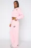 From The Archives Charli Wide Leg Sweatpants Pink sold by White Fox Boutique