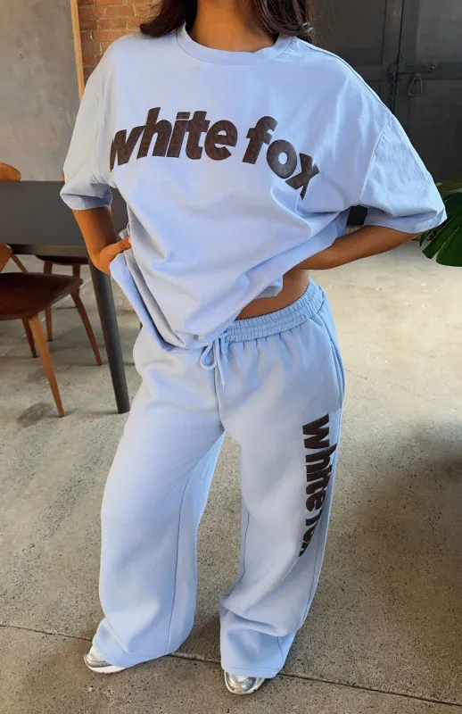 From The Archives Allora Oversized Tee Blue sold by White Fox Boutique