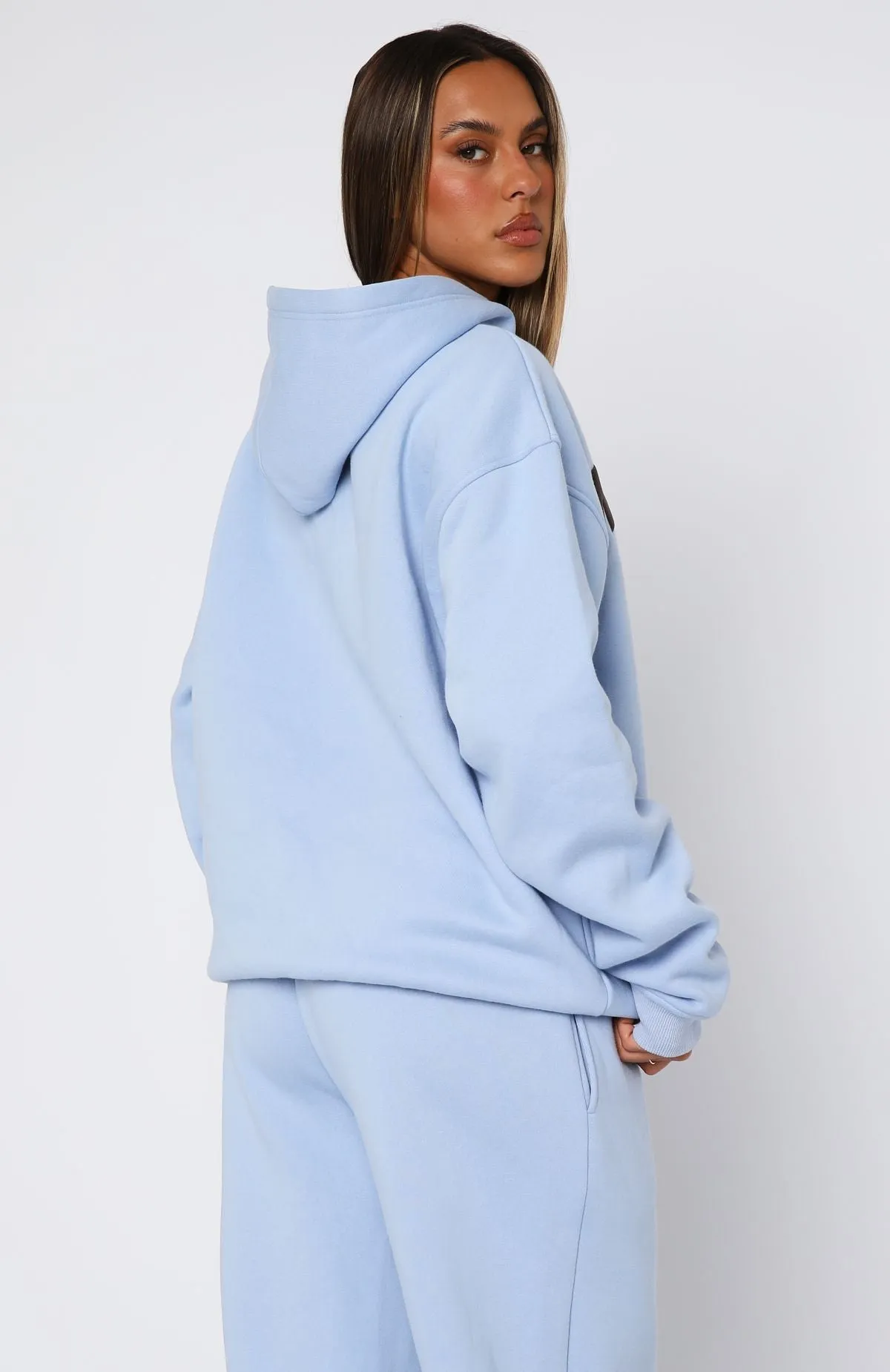 From The Archives Allora Oversized Hoodie Blue sold by White Fox Boutique product image thumbnail 4