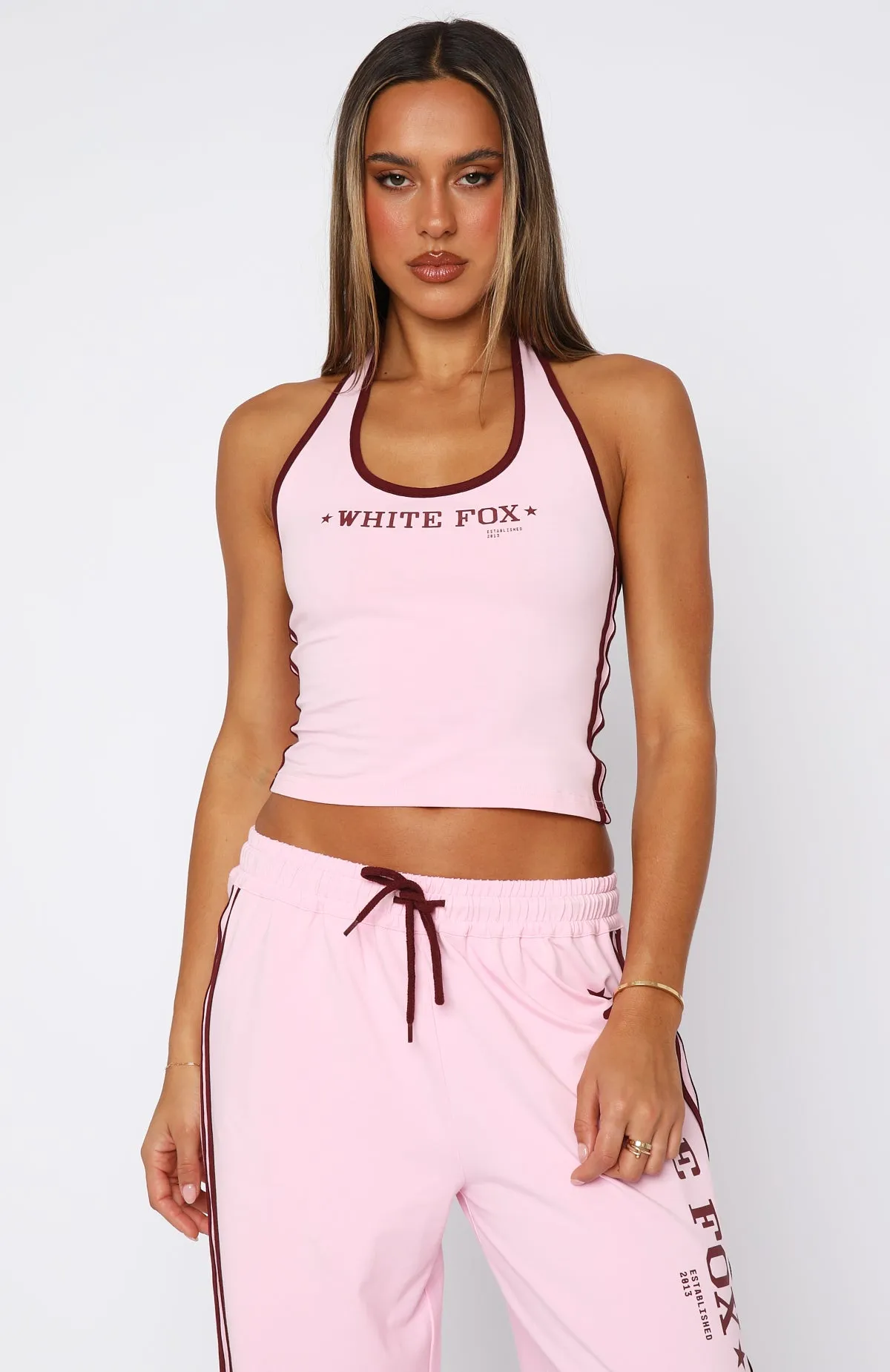 Star Of The Night Halter Top Pink sold by White Fox Boutique product image thumbnail 2