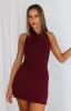 Eternal Glow Mini Dress Burgundy sold by White Fox Boutique