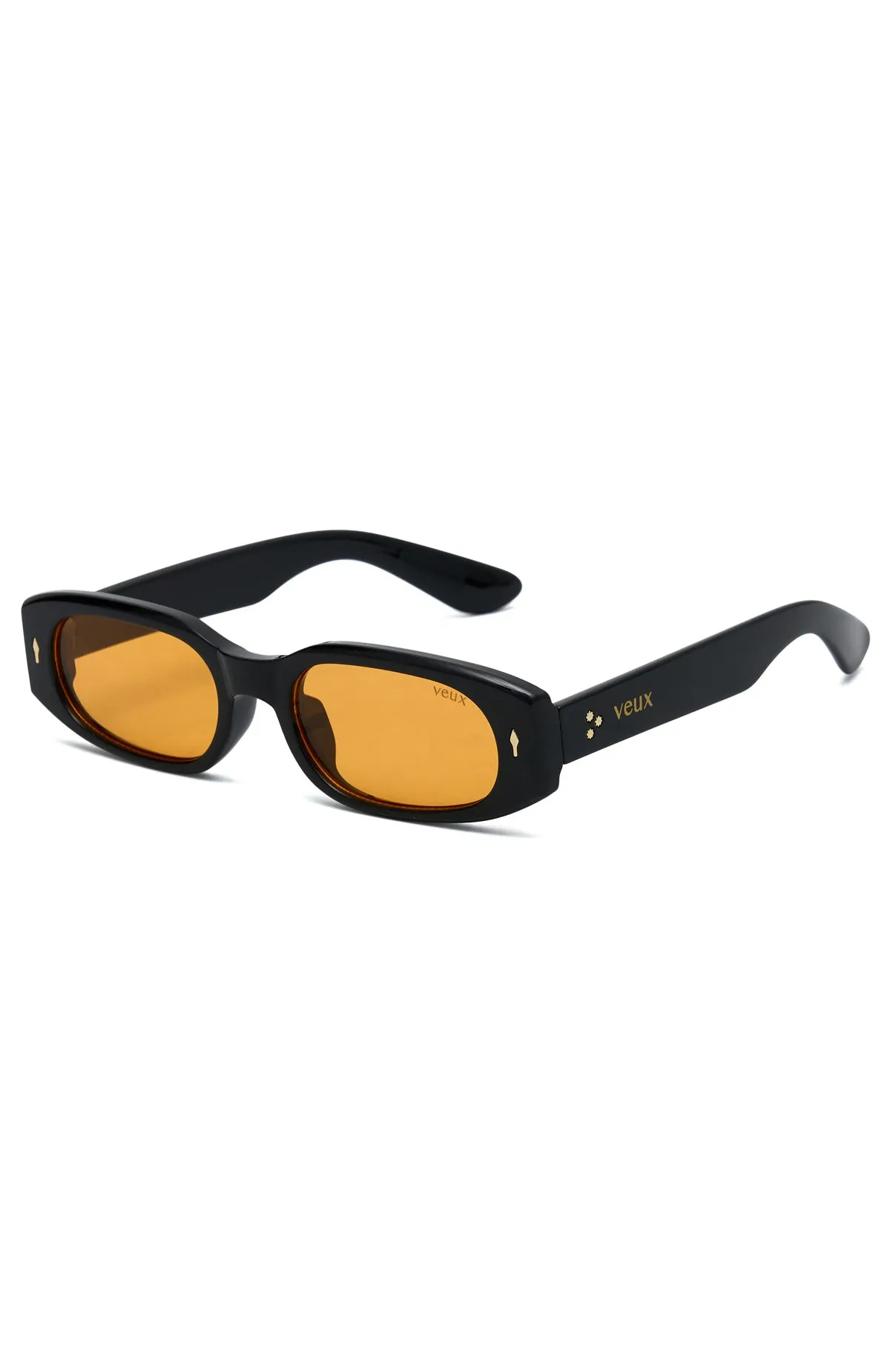 Nish Sunglasses Black/Orange sold by White Fox Boutique product image thumbnail 3