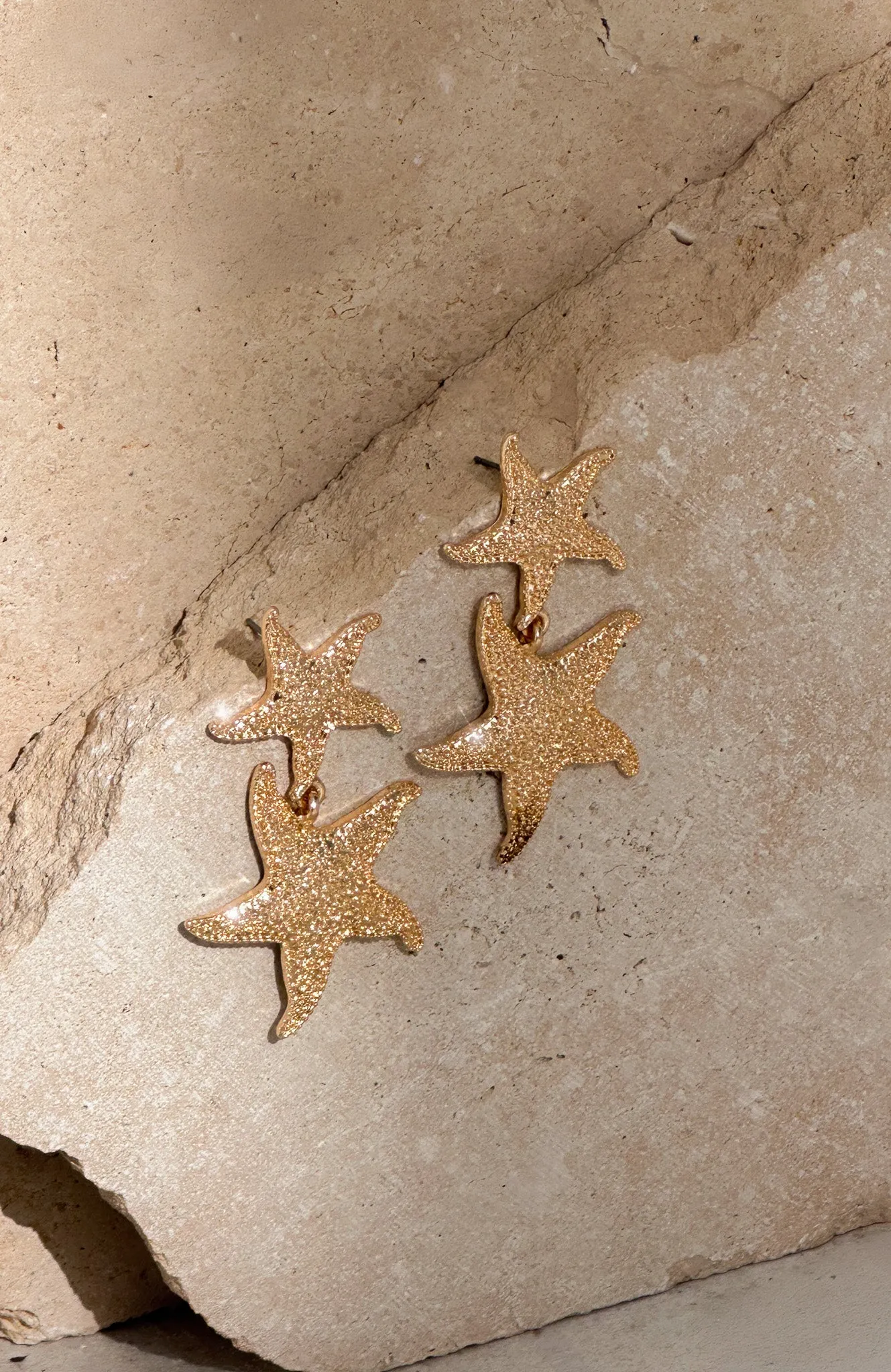 Loreta Earrings Gold sold by White Fox Boutique product image thumbnail 4