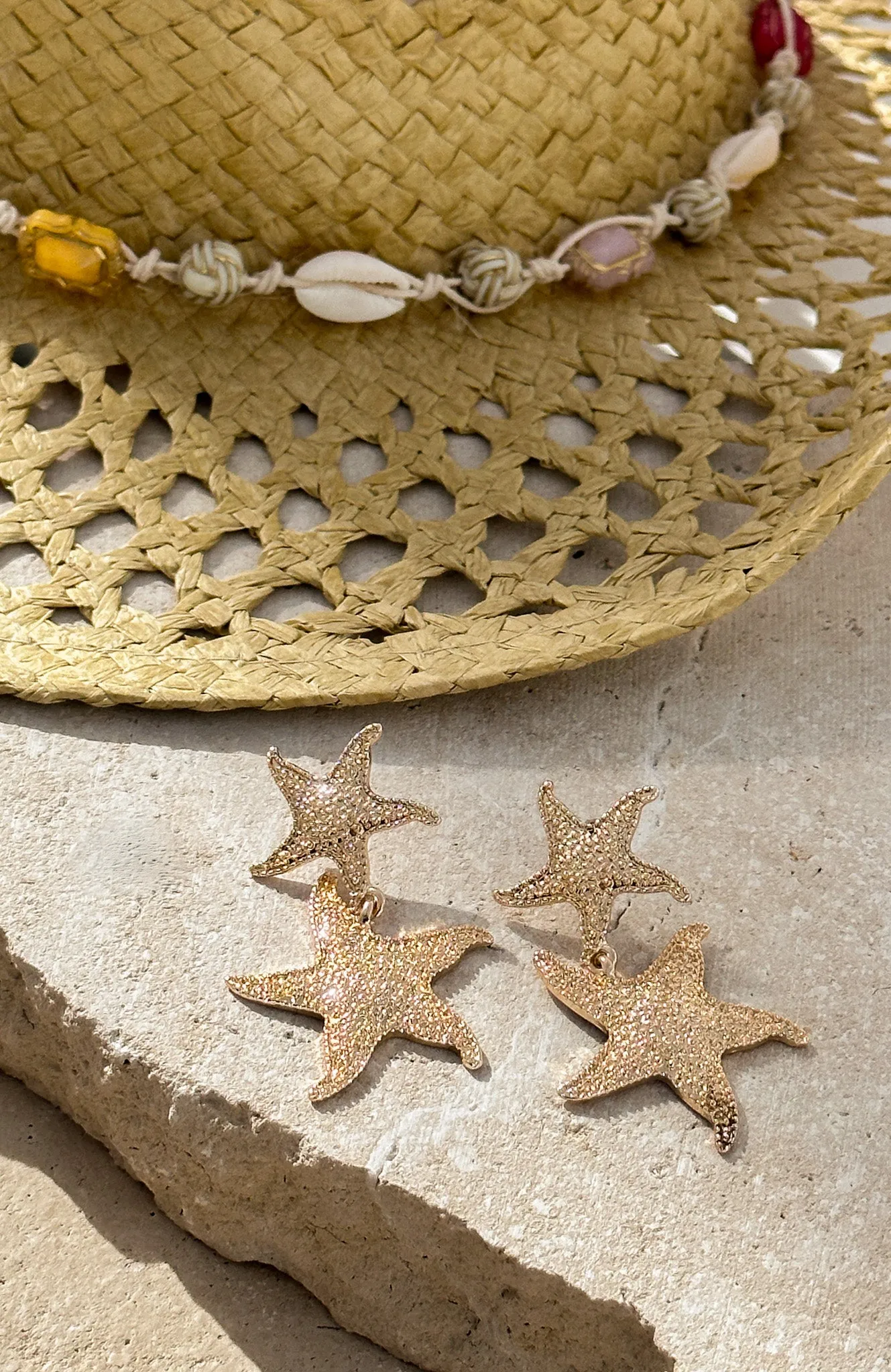 Loreta Earrings Gold sold by White Fox Boutique product image thumbnail 3