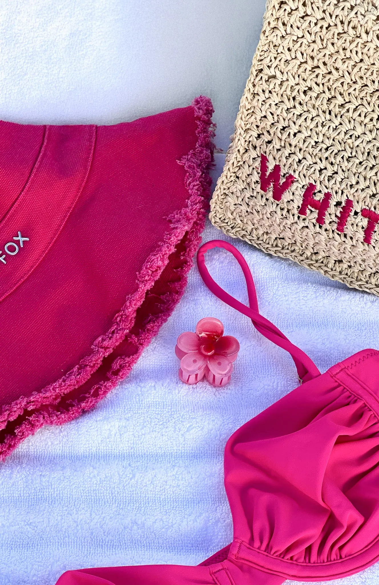 Josephine Hair Clip Hot Pink sold by White Fox Boutique product image thumbnail 5