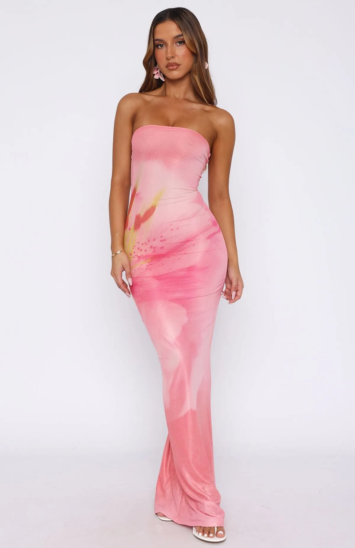 On A Trip Maxi Dress Blossom Petal sold by White Fox Boutique product image thumbnail 2