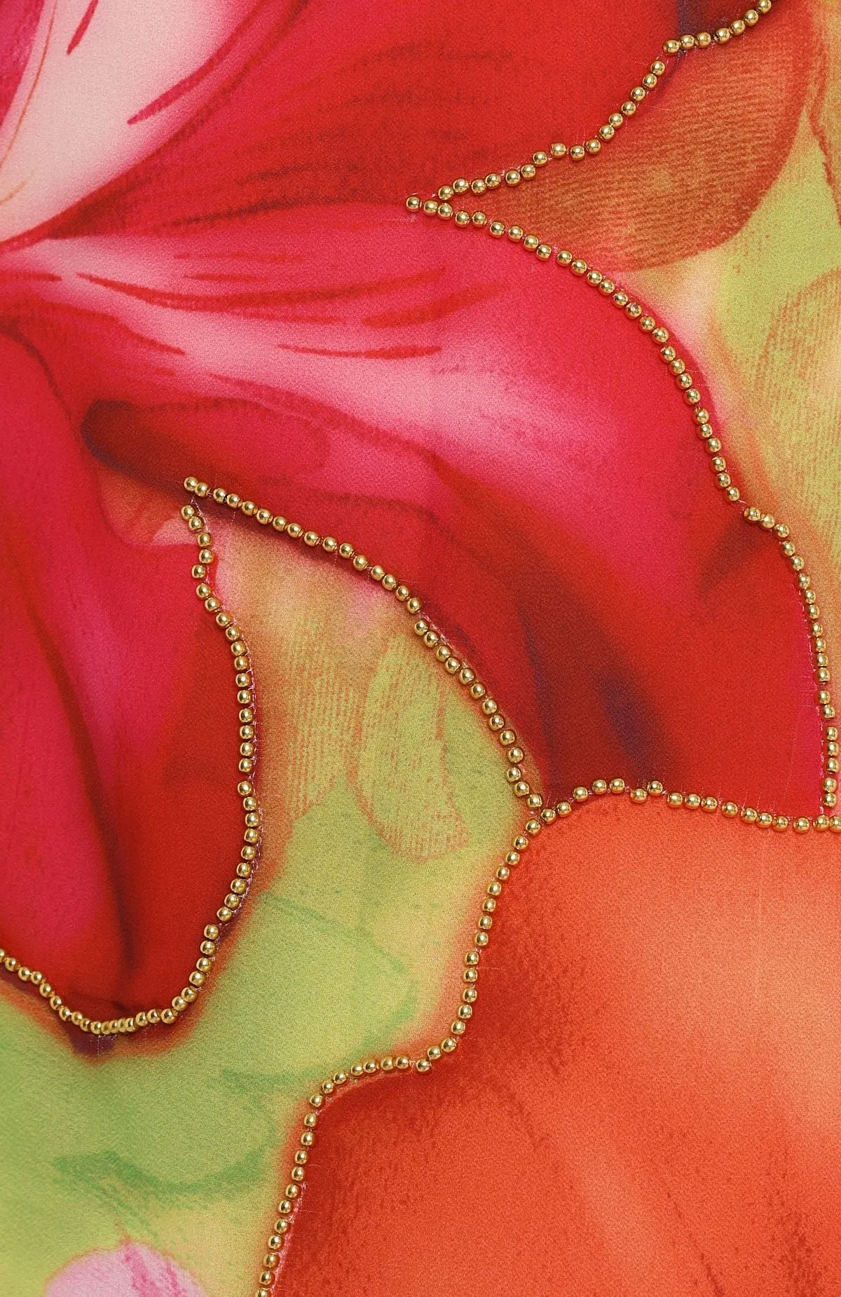 Nostalgic Dream Beaded Mini Skirt Tropical Bloom sold by White Fox Boutique product image thumbnail 5