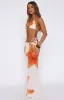 Luminous Maxi Skirt Marigold Twist sold by White Fox Boutique