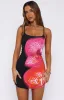 Maybe Later Mini Dress Fuchsia Bloom sold by White Fox Boutique