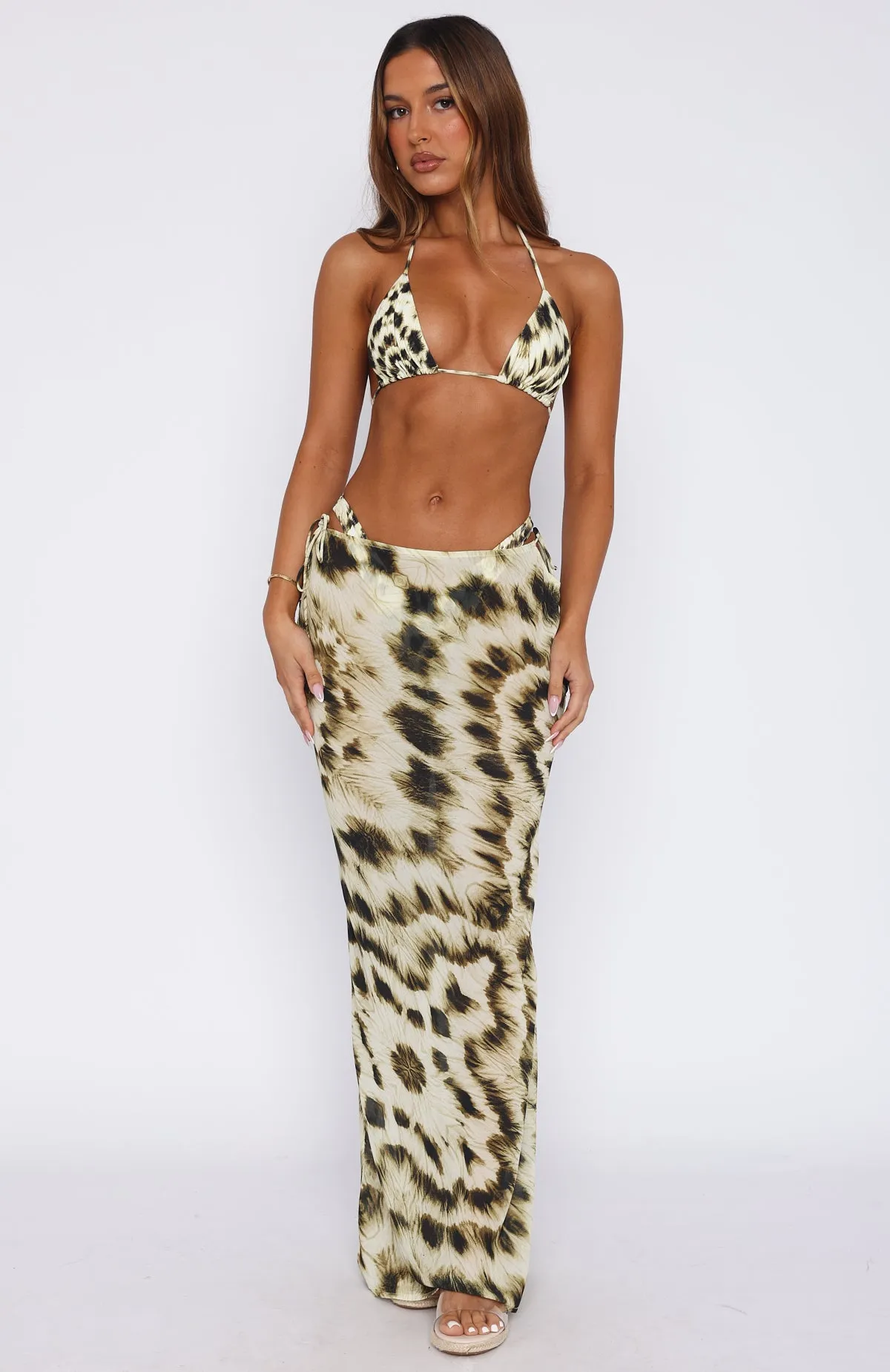 Luminous Maxi Skirt Gilded Touch sold by White Fox Boutique product image thumbnail 3