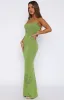 Deep Love Knit Maxi Dress Clover sold by White Fox Boutique