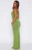 Deep Love Knit Maxi Dress Clover sold by White Fox Boutique