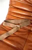 August Belt Tan Faux Suede sold by White Fox Boutique