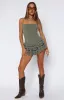 Photo Id Playsuit Khaki sold by White Fox Boutique