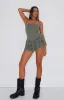 Photo Id Playsuit Khaki sold by White Fox Boutique