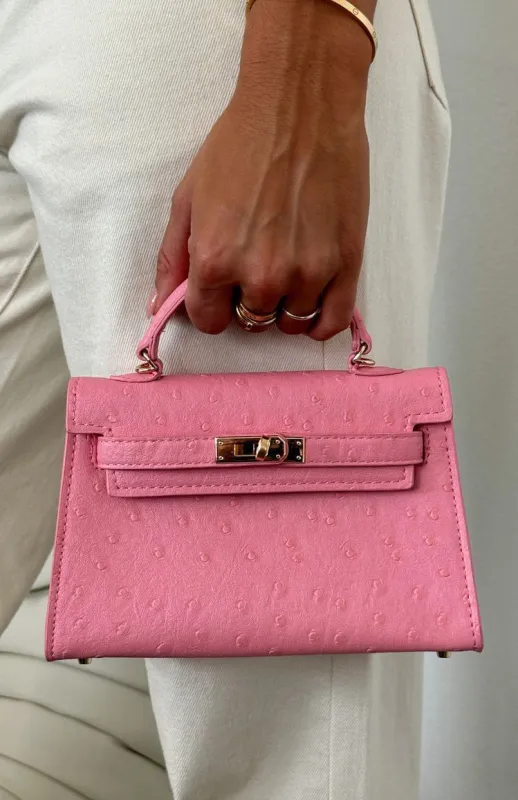 Hope Top Handle Bag Pink sold by White Fox Boutique