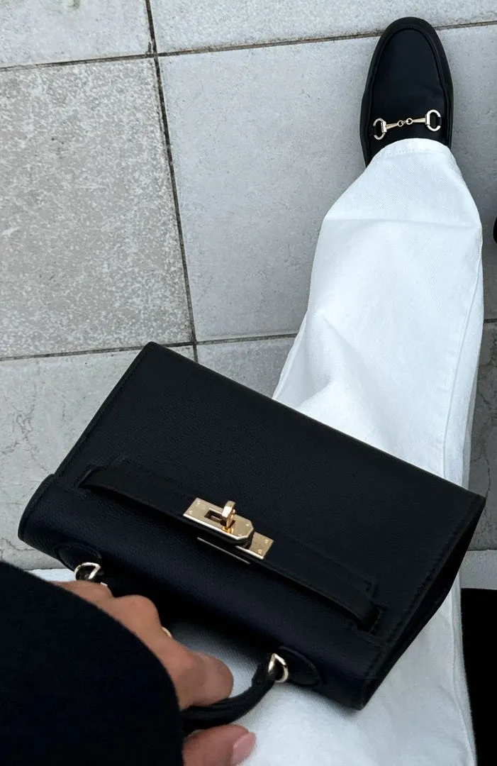 Hope Top Handle Bag Black sold by White Fox Boutique product image thumbnail 3