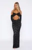 My Whole Heart Lace Maxi Dress Black sold by White Fox Boutique