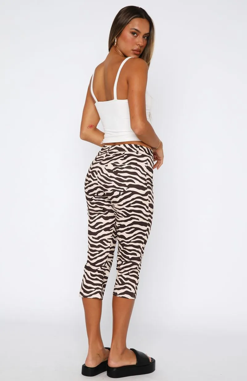 Day For It Capri Pants Zebra sold by White Fox Boutique product image thumbnail 4