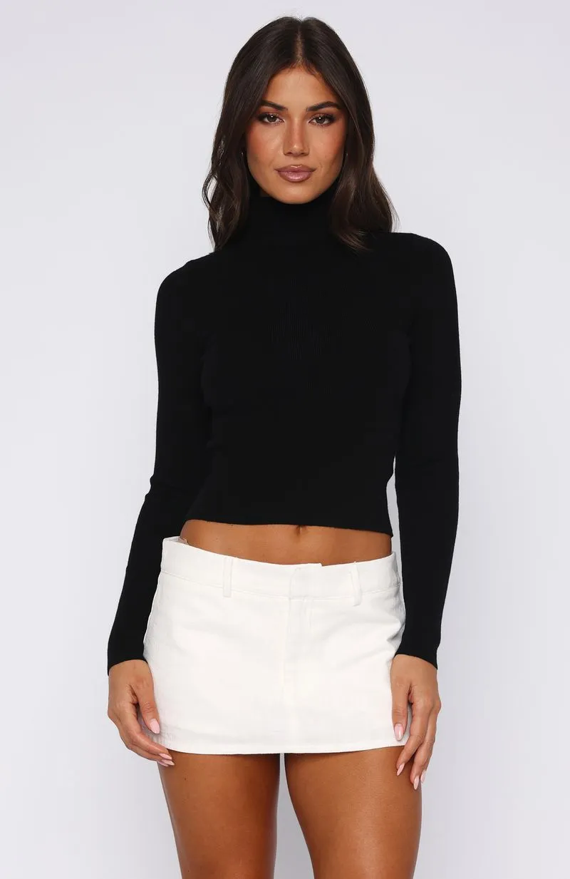 Can't Top This Long Sleeve Top Black sold by White Fox Boutique product image thumbnail 2