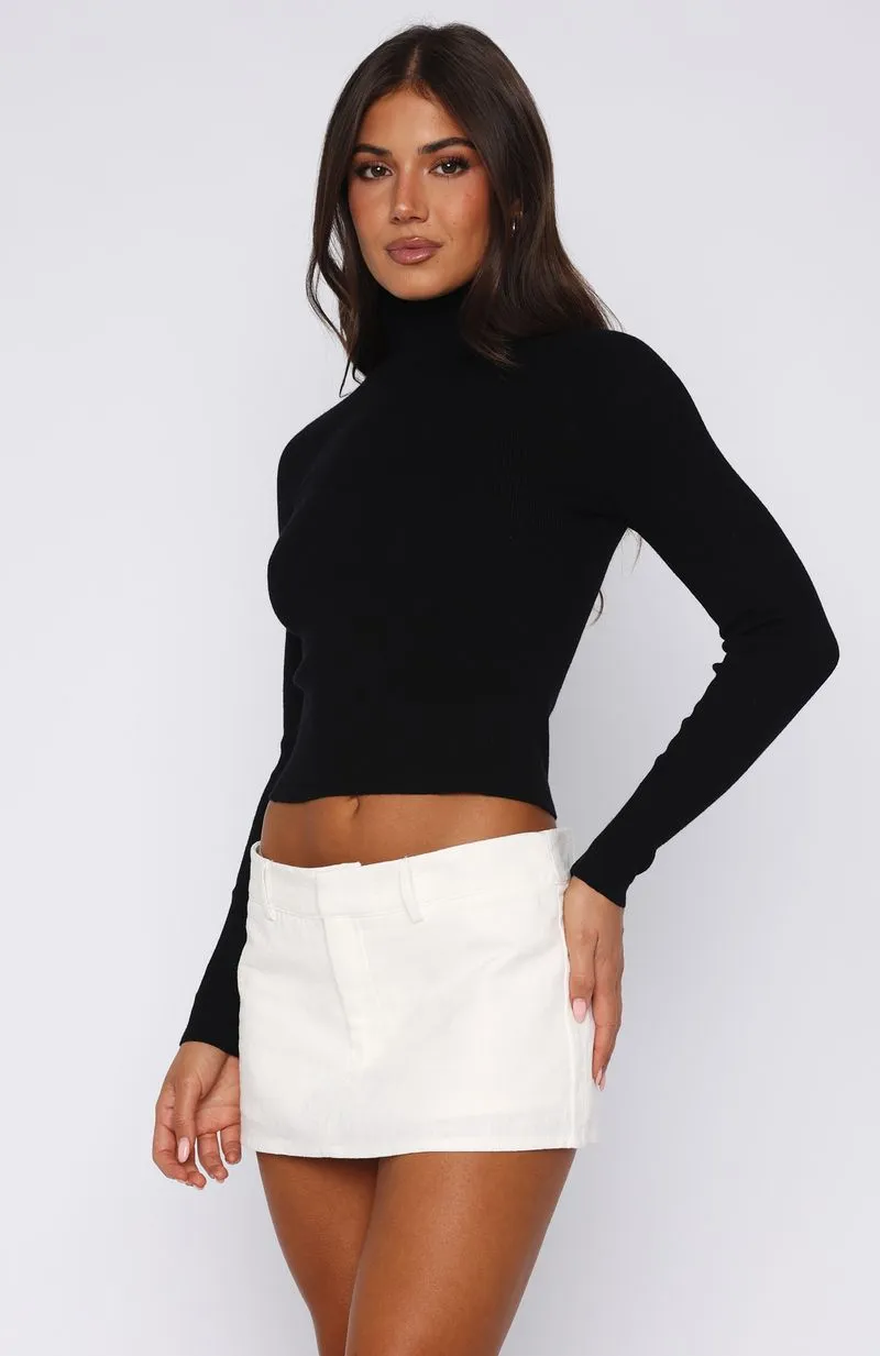 Can't Top This Long Sleeve Top Black sold by White Fox Boutique product image thumbnail 3