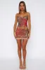 Are You Entertained Mini Skirt Floral Leopard sold by White Fox Boutique