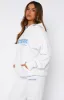 Give It A Try Oversized Hoodie Grey Marle sold by White Fox Boutique