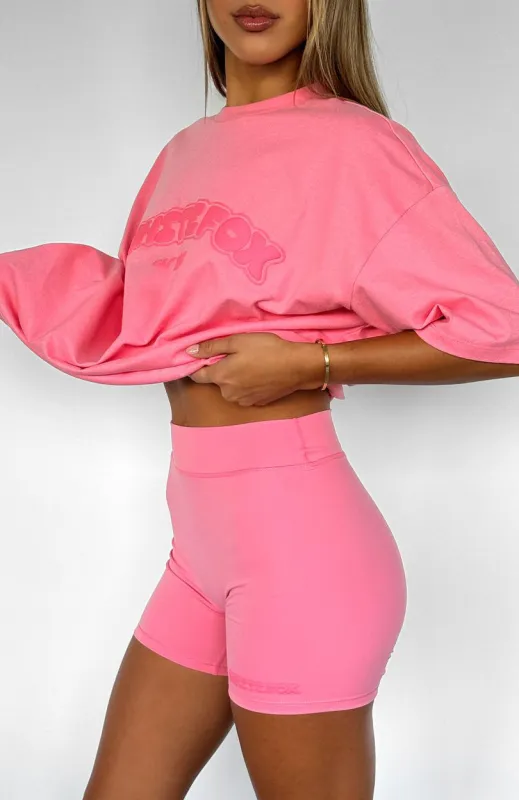 Don't Even Try Bike Shorts Melon sold by White Fox Boutique