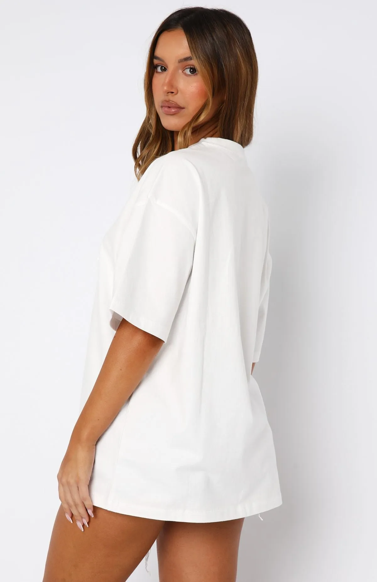 Stars In The Sky Oversized Tee White sold by White Fox Boutique product image thumbnail 4