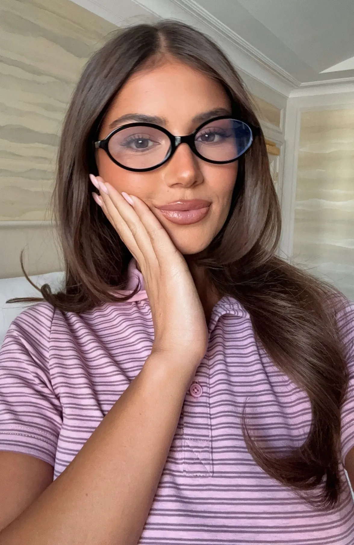 Liam Blue Light Glasses Black/Clear sold by White Fox Boutique