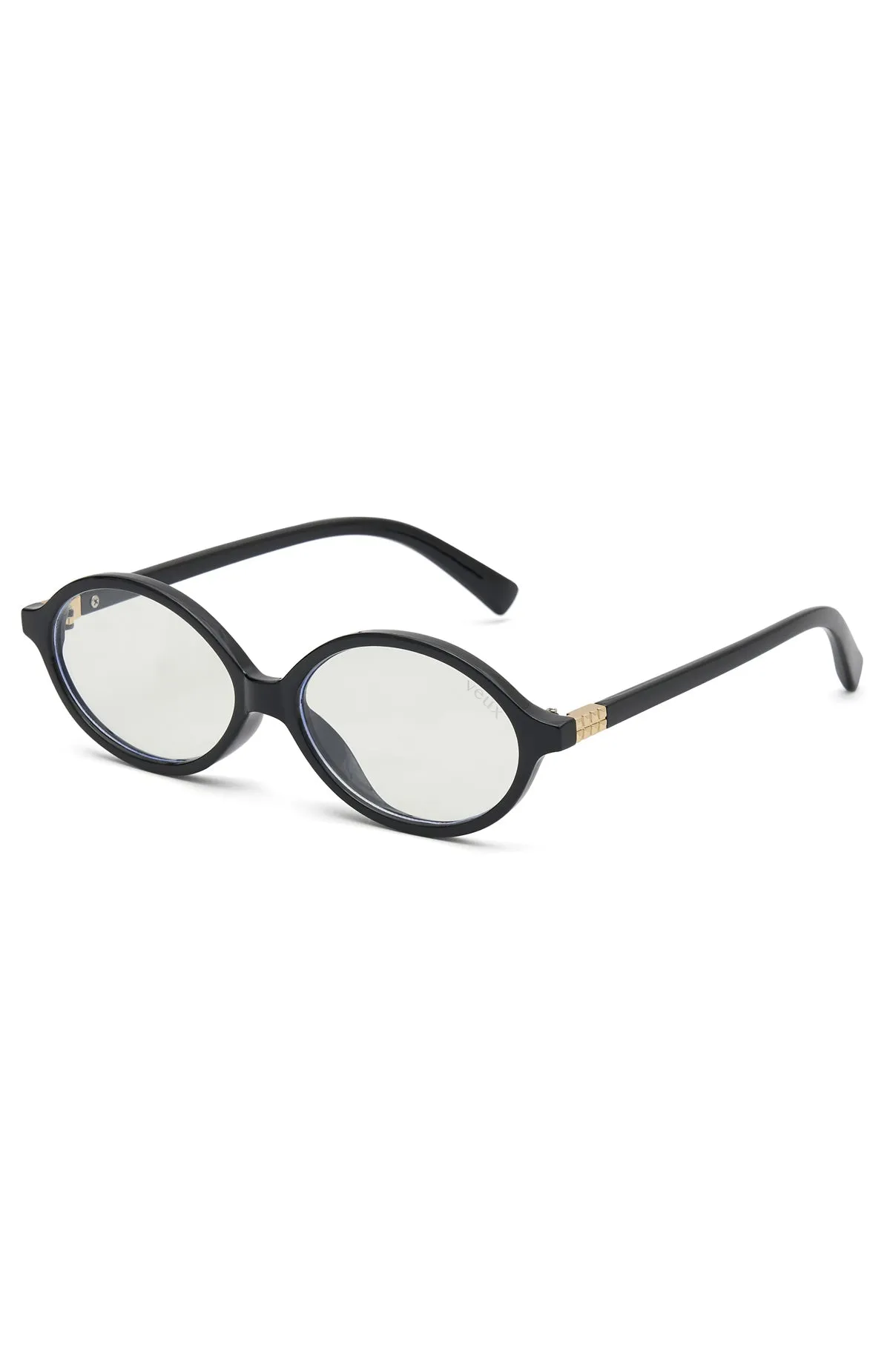 Liam Blue Light Glasses Black/Clear sold by White Fox Boutique product image thumbnail 3