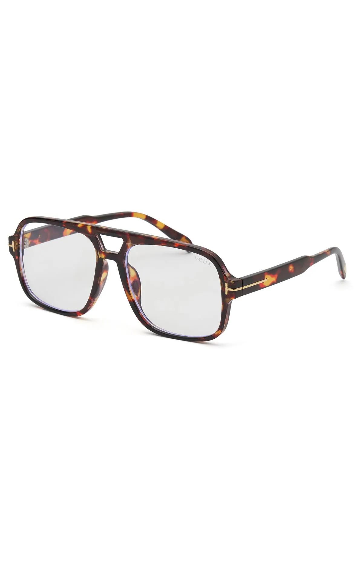Jordan Blue Light Glasses Leopard/Clear sold by White Fox Boutique product image thumbnail 2