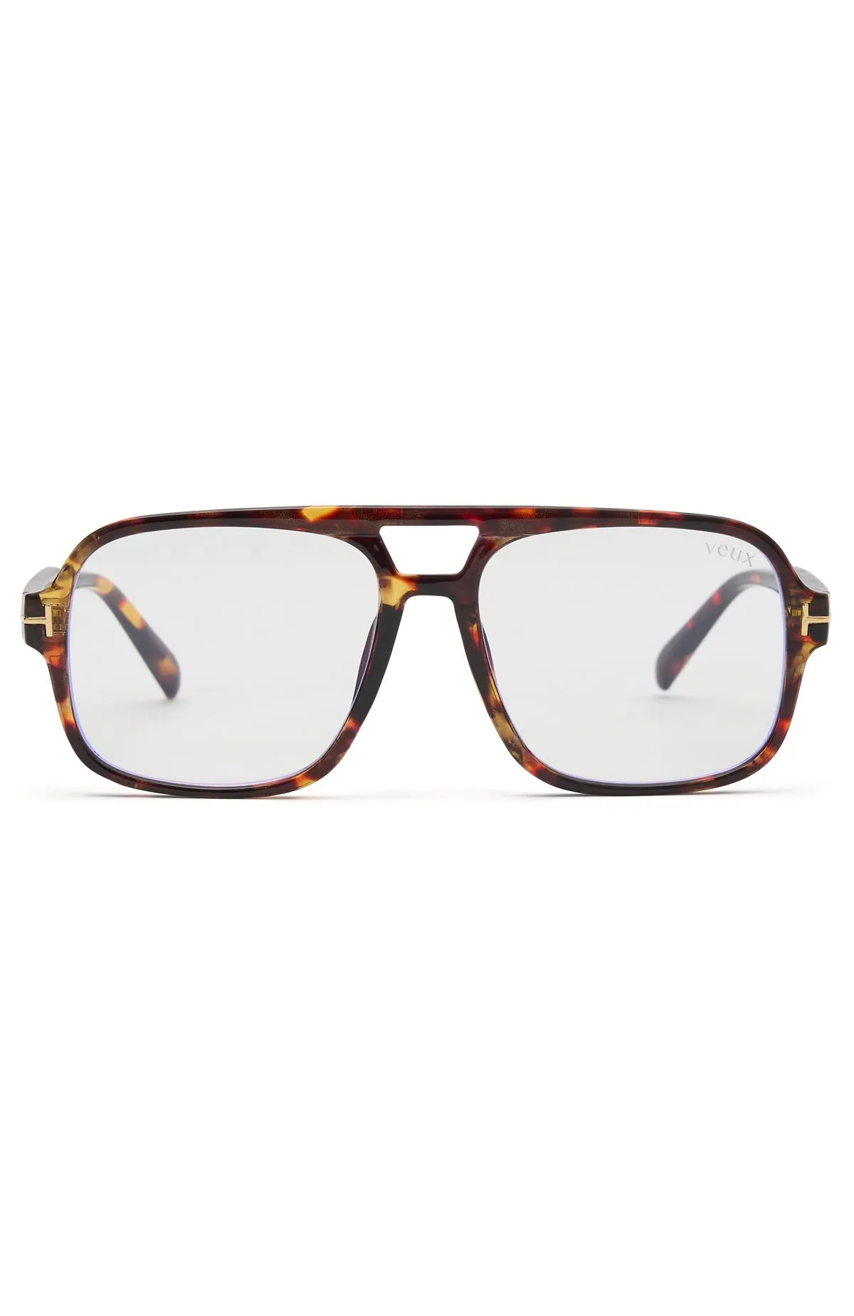 Jordan Blue Light Glasses Leopard/Clear sold by White Fox Boutique product image thumbnail 3