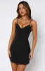 Excuse Me, Darling Mini Dress Black sold by White Fox Boutique