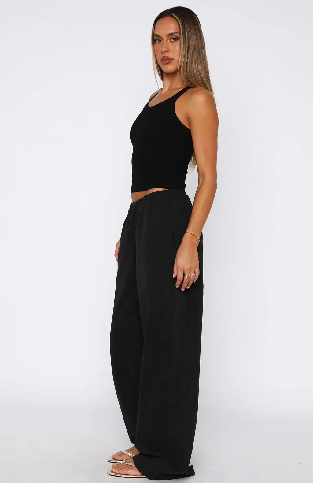 Take A Stance Pants Black sold by White Fox Boutique product image thumbnail 3