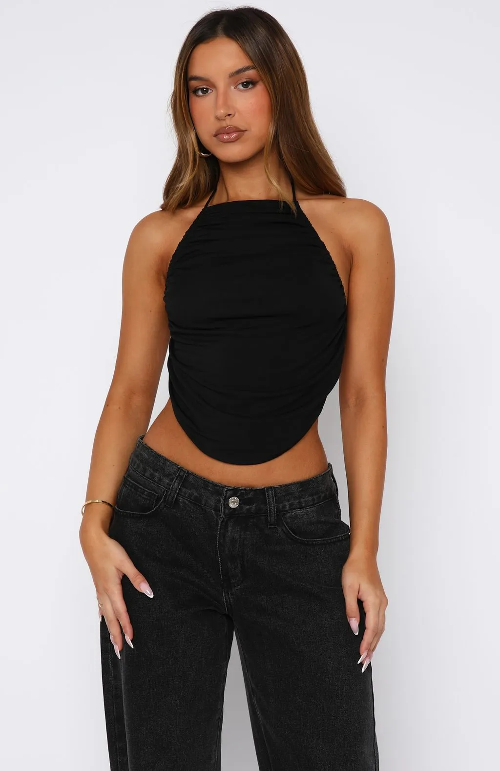 Everlasting Halter Top Black sold by White Fox Boutique product image thumbnail 3