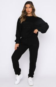 Make You Mine Sweatpants Black sold by White Fox Boutique