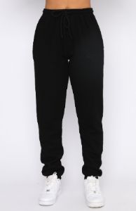 Make You Mine Sweatpants Black sold by White Fox Boutique