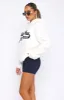 Athleisure Club Oversized Hoodie White sold by White Fox Boutique