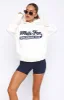 Athleisure Club Oversized Hoodie White sold by White Fox Boutique