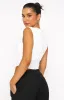 Mixed Ties Corset Tank White sold by White Fox Boutique
